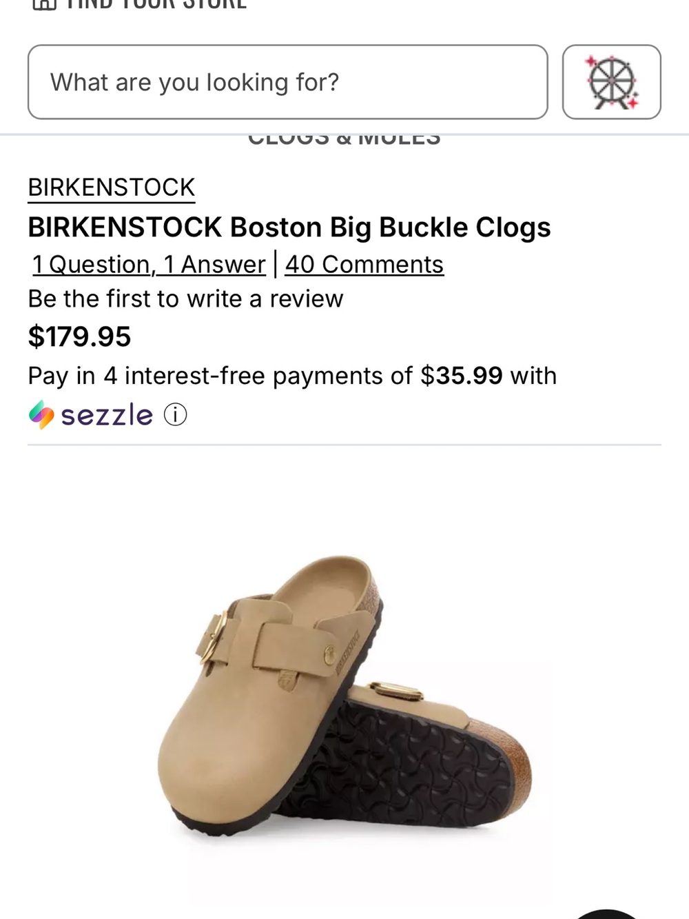 BIRKENSTOCK Boston Big Buckle Clogs Tobacco Brown EU 39 Brand New - Picture 6 of 8